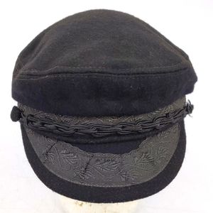 VTG Greek Fisherman's Hat Cap Wool Blend 55-6 7/8
